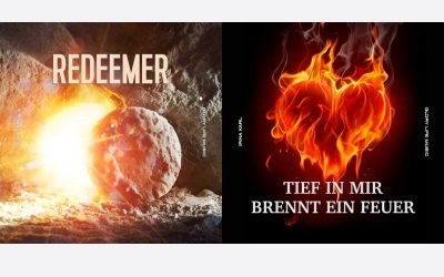 New worship CDs “Redeemer” and “Tief in mir brennt ein Feuer” available