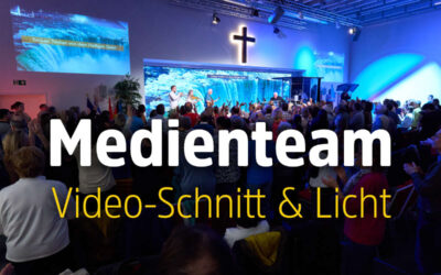 Unterwegs mit unserem Medienteam – Video-Schnitt & Licht